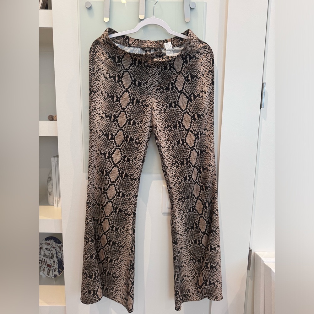 Snake print matching two piece